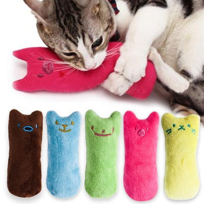 1002 Catnip toys, pet plush toys, chewing, teething, teasing cat toys, with rattle paper inside