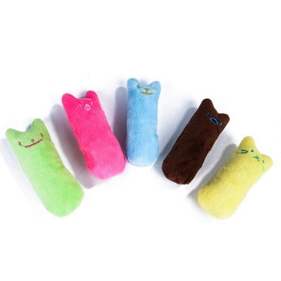 1002 Catnip toys, pet plush toys, chewing, teething, teasing cat toys, with rattle paper inside