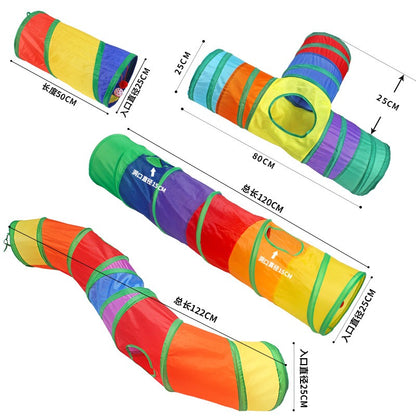 1017 Cat Crawlway Collapsible Tent Nest, Pet Cat Tunnel Toys