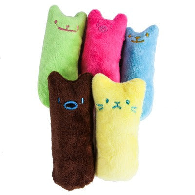 1002 Catnip toys, pet plush toys, chewing, teething, teasing cat toys, with rattle paper inside