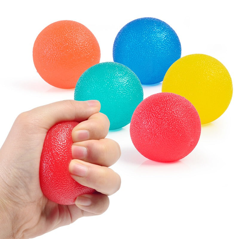 1003 Diameter 5cm soft rubber round solid ball, venting, decompression grip ball, rehabilitation exercise grip ball