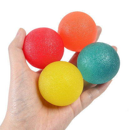 1003 Diameter 5cm soft rubber round solid ball, venting, decompression grip ball, rehabilitation exercise grip ball