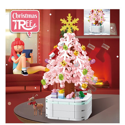 1060 Christmas Tree Bonsai Building Blocks Puzzle Kids Toys