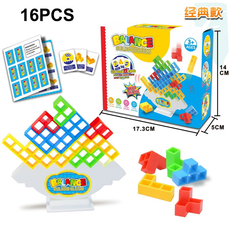 1012 Tetris Block Stacking Toys, Balance Puzzle Interactive Toys