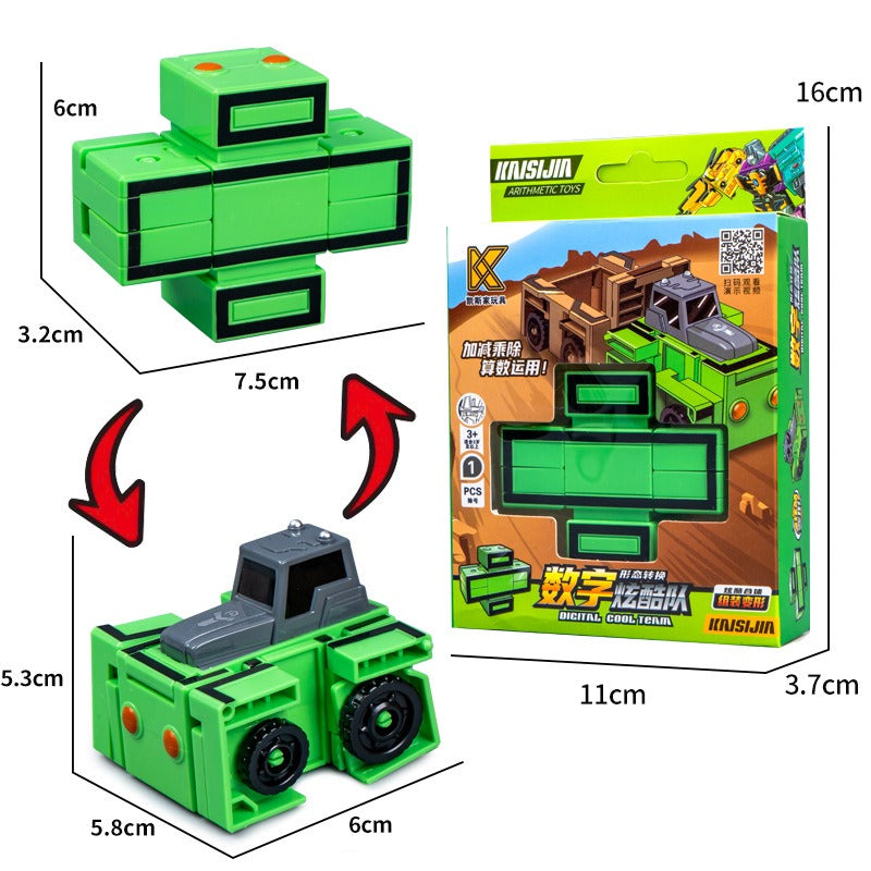 1006 Numbers 0-9 morphing ensemble toys, educational children's toys