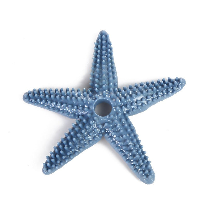 1027 Floating Pet Dog Teething Toys, Bite Resistant Teeth Cleaning Starfish Toys