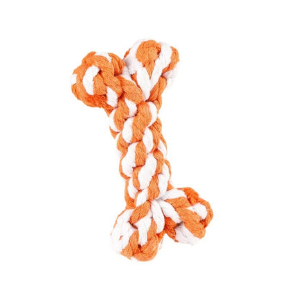 1031 Teething Cotton Rope Dog Toys, Bite Resistant Rope Knot Toy Set