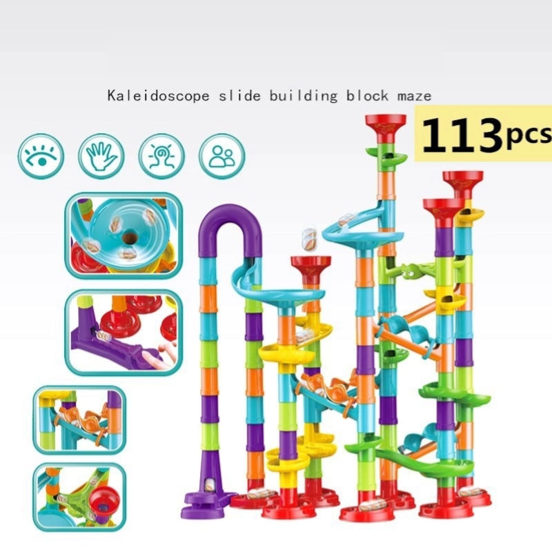 1064 Building Blocks Toy for Early Learning – Interactive Marble Maze for Parent-Child Play