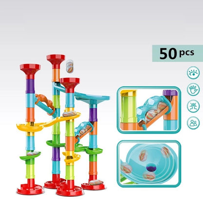 1064 Building Blocks Toy for Early Learning – Interactive Marble Maze for Parent-Child Play