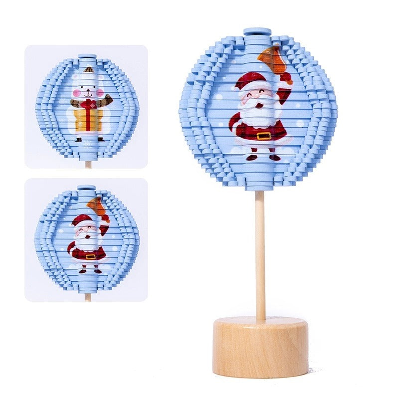 1051 Wooden rotating lollipop toys, creative office stress relieving toys